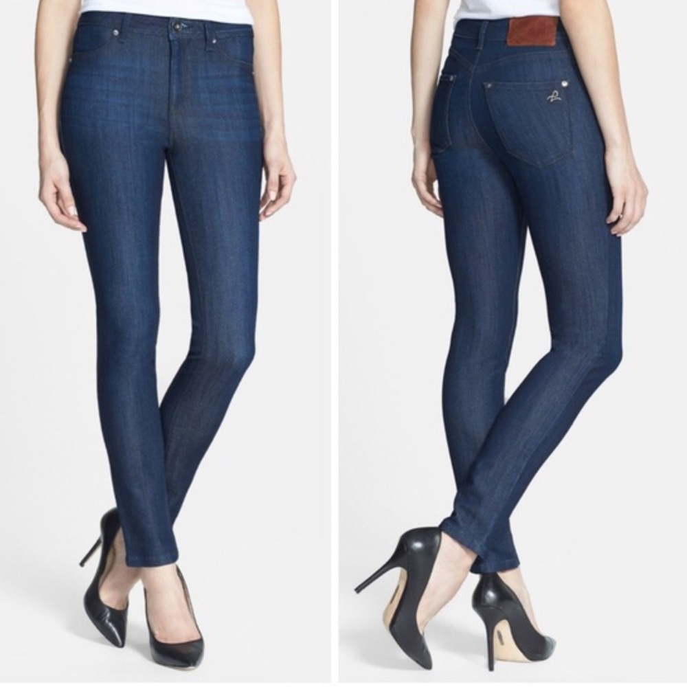 DL1961 Nina High Rise Dark Wash Skinny Jeans
